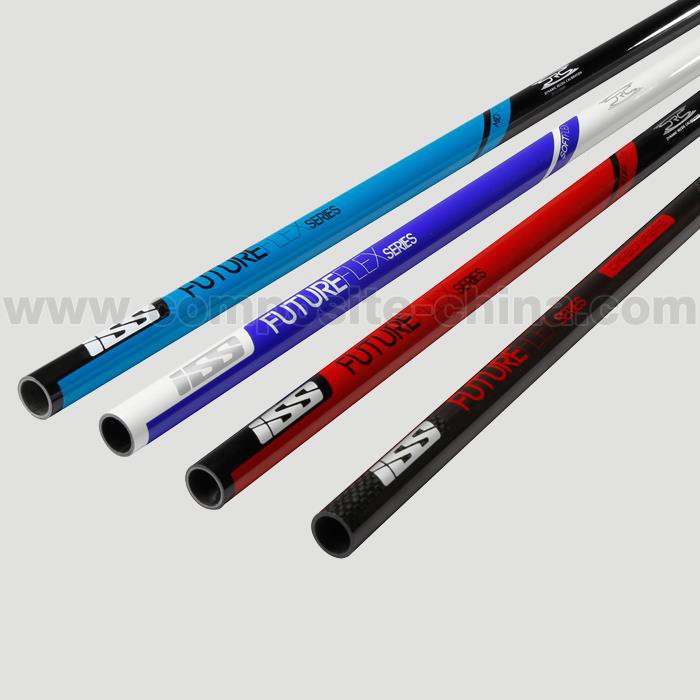 Tubs de fibra de carboni amb logotip d'impressió