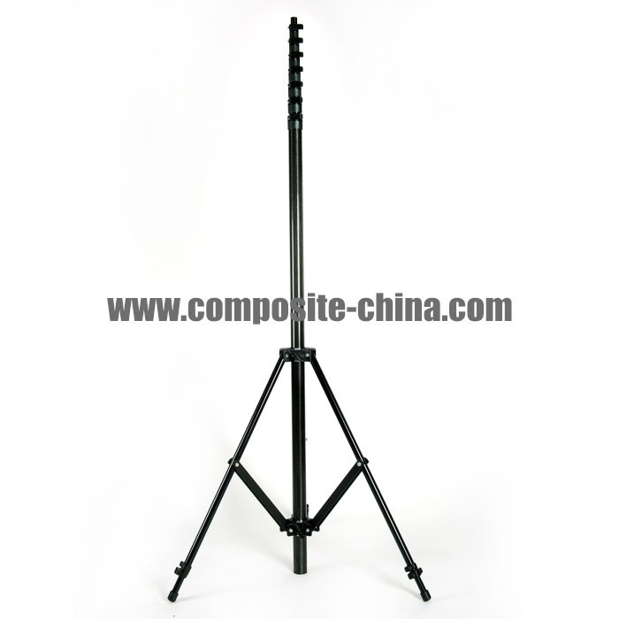 Pal d'inspecció telescòpic de fibra de carboni duradora